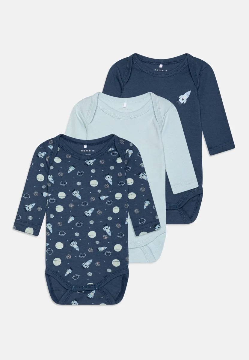 NBMBODY DARK SPACE 3 PACK - Body - dark denim