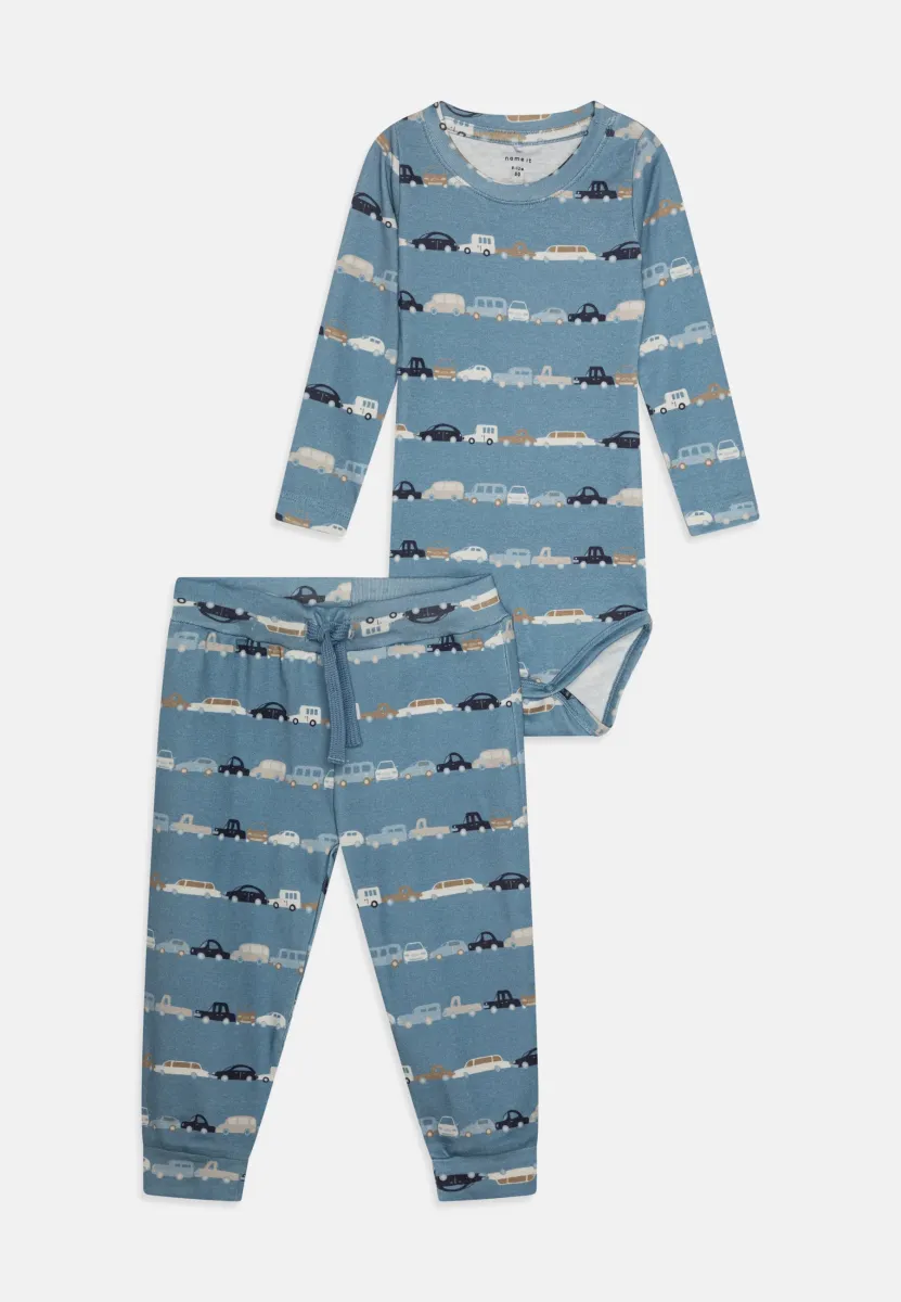 NBMDALMAN SET - Langarmshirt - spring lake