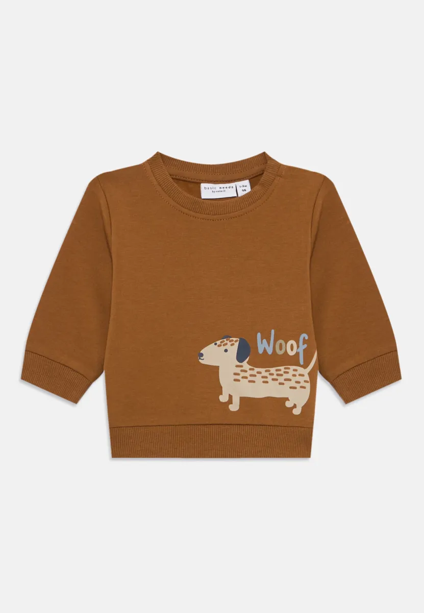 NBMVONNE BOX UNISEX - Sweatshirt - brown