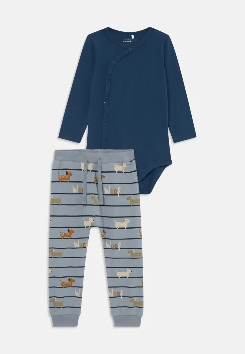 NBMVROLLE WRAP SET - Nachtwäsche Set - tradewinds