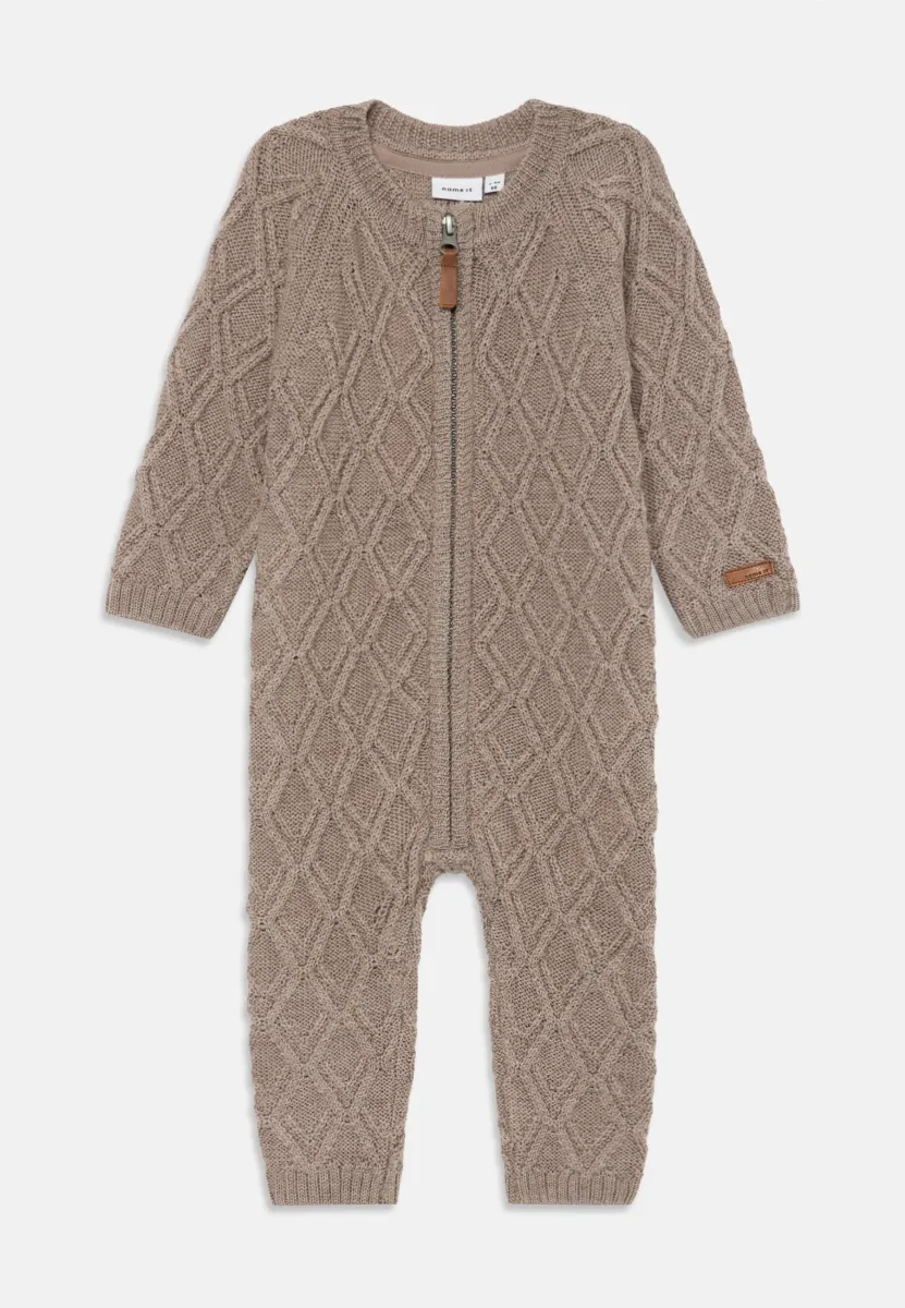 NBNWRUNI WOOL  KNIT SUIT - Jumpsuit - satellite