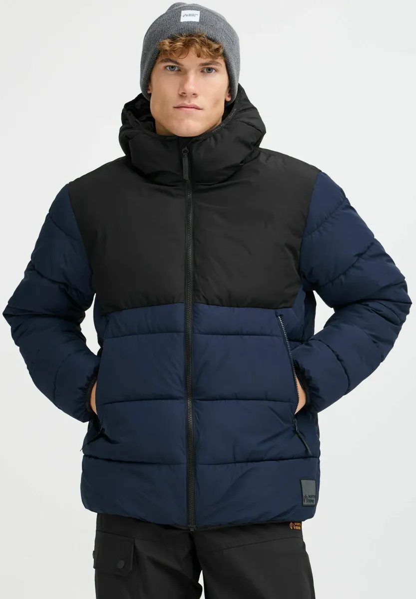 NBSARENO M PUFFER - Winterjacke - navy blazer