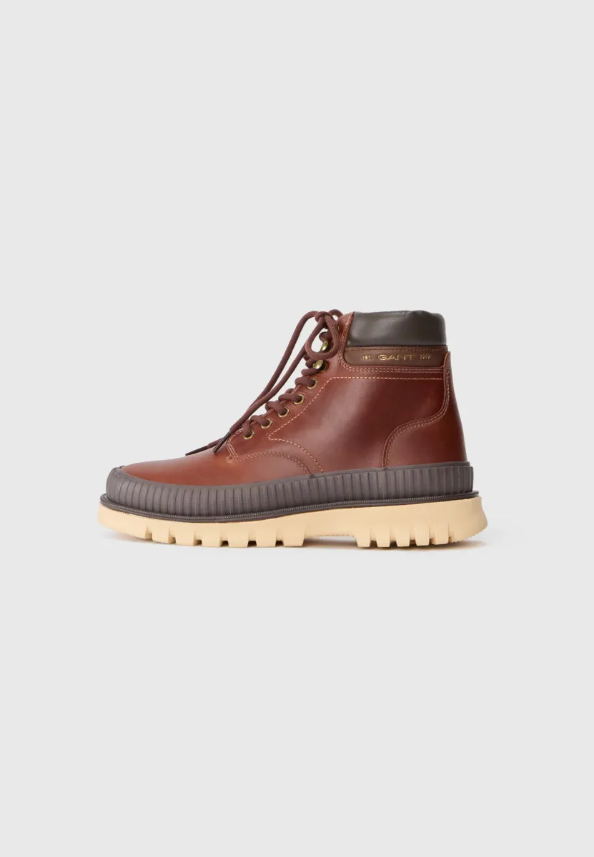 NEBRADA - Schnürstiefelette - cognac