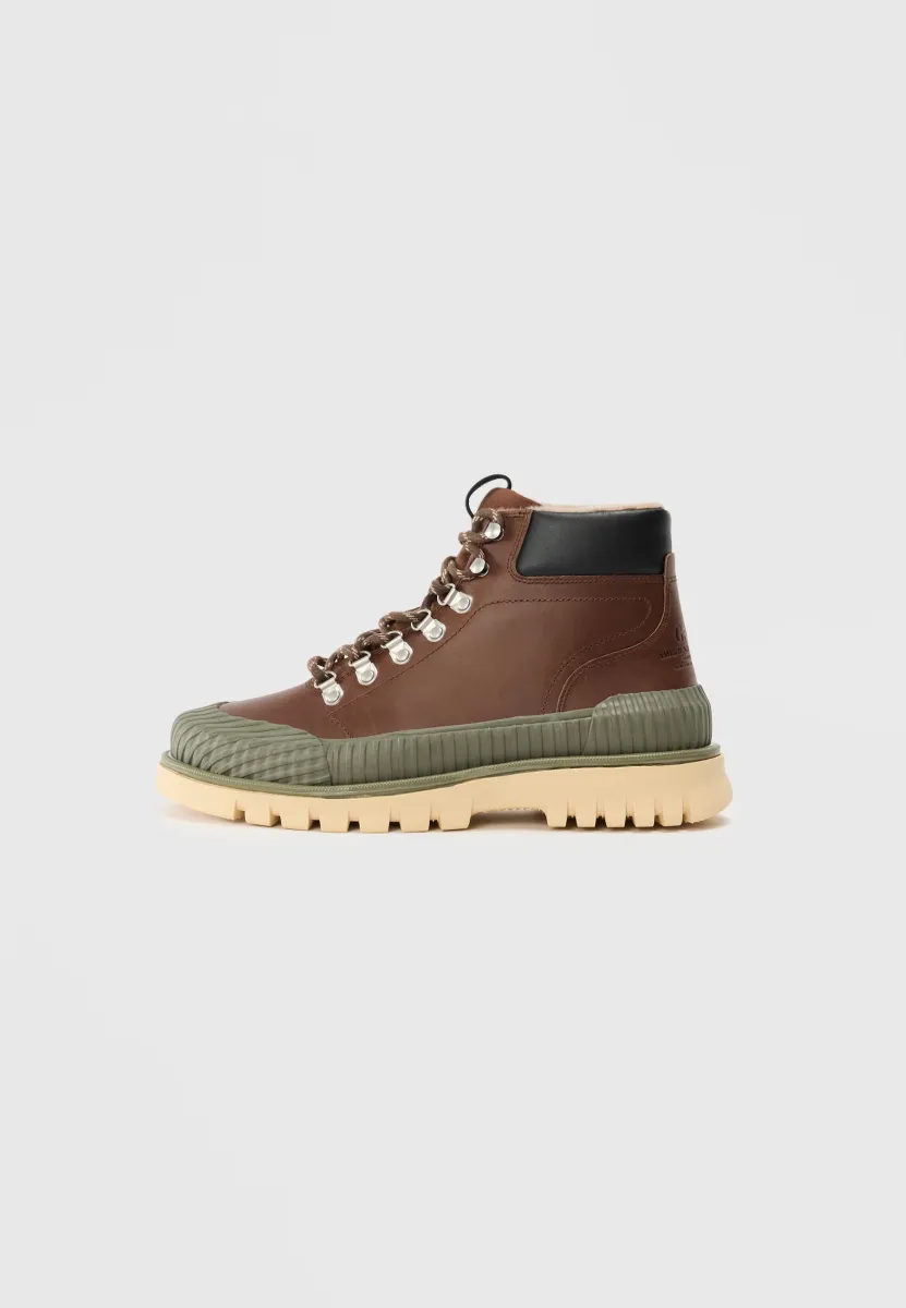 NEBRADA - Schnürstiefelette - dark brown
