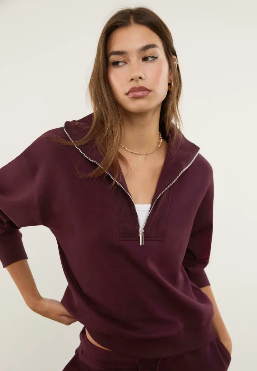 NECK - Sweatshirt - purple
