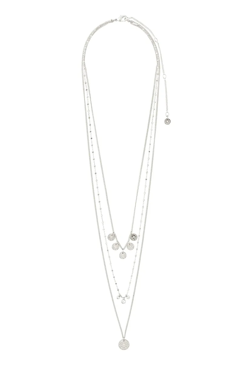 NECKLACE CAROL - Halskette - silver-coloured