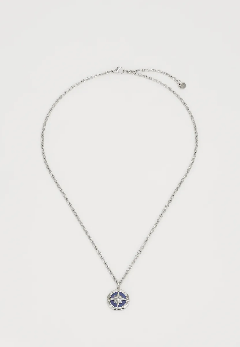 NECKLACE - Halskette - silver-coloured/blue