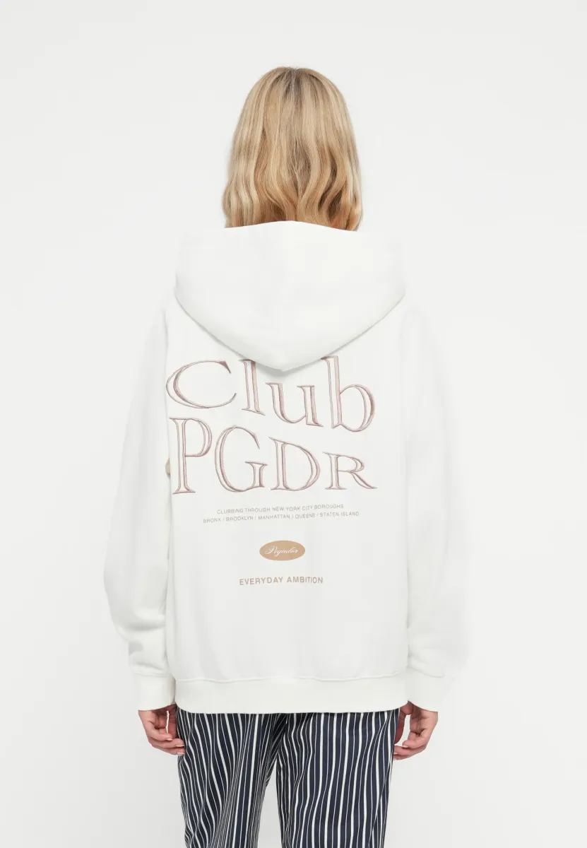 NELE OVERSIZED JACKET - Sweatjacke - warm white