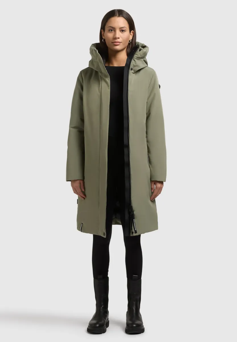 NELLEN2 - Wintermantel - muted green