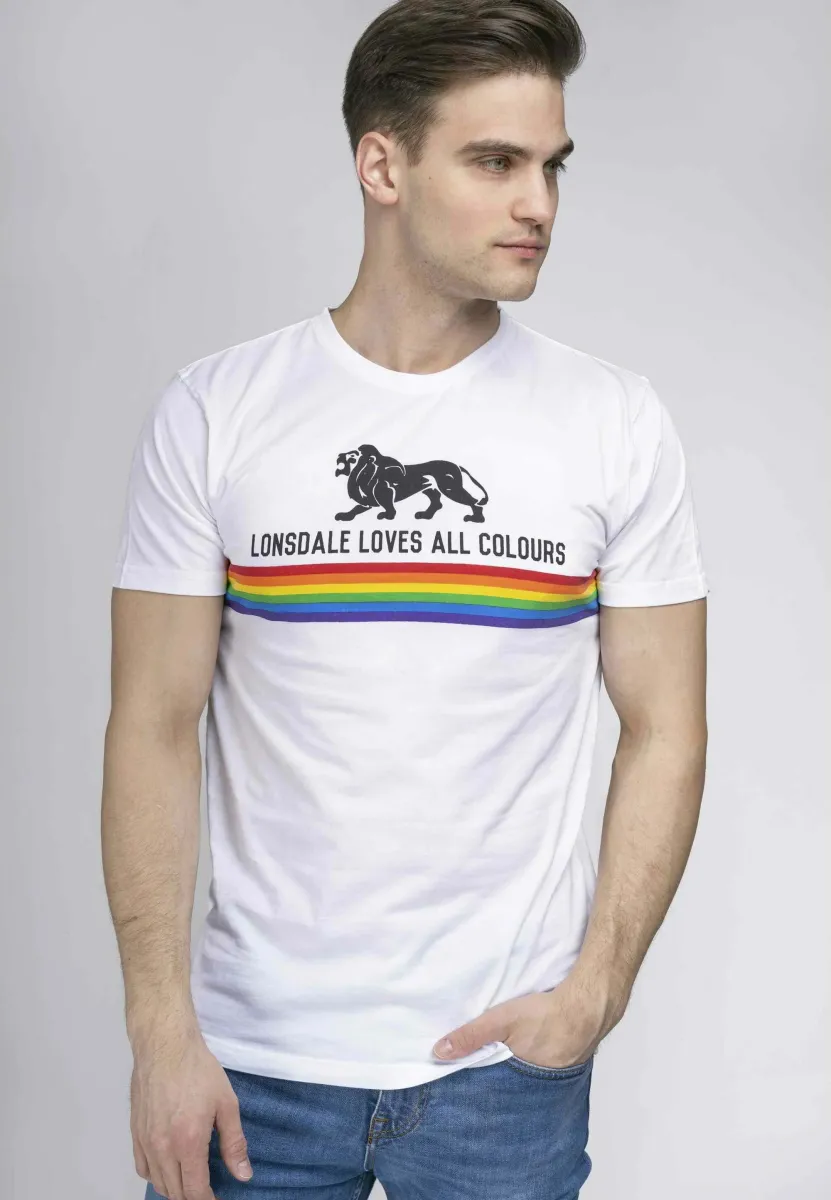 NELSON - T-Shirt print - white