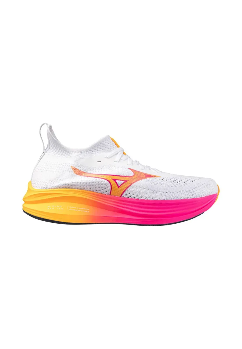 NEO ZEN HANABI - Laufschuh Straße - white/tang orange/pink tetra