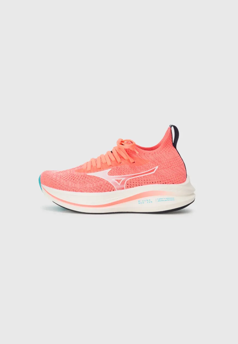 NEO ZEN - Laufschuh Straße - striking coral/white/baritone blue