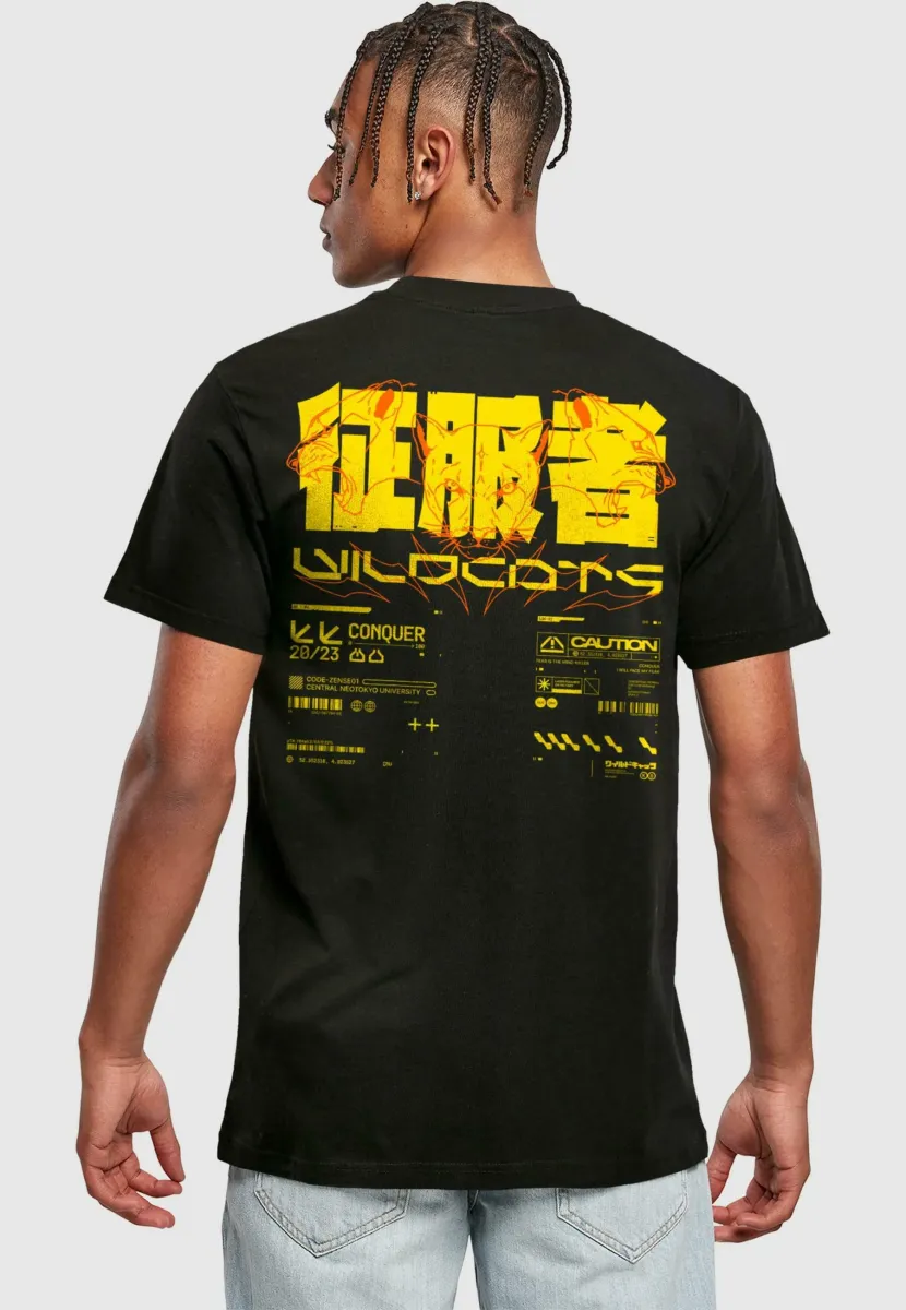 NEOMACHI - YASEI TEE - T-Shirt print - black