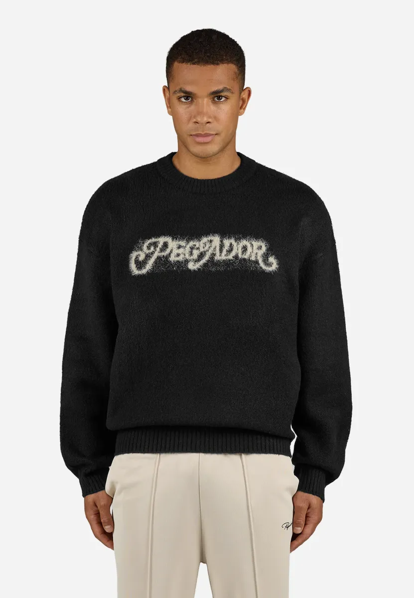 NEPOLE - Strickpullover - black