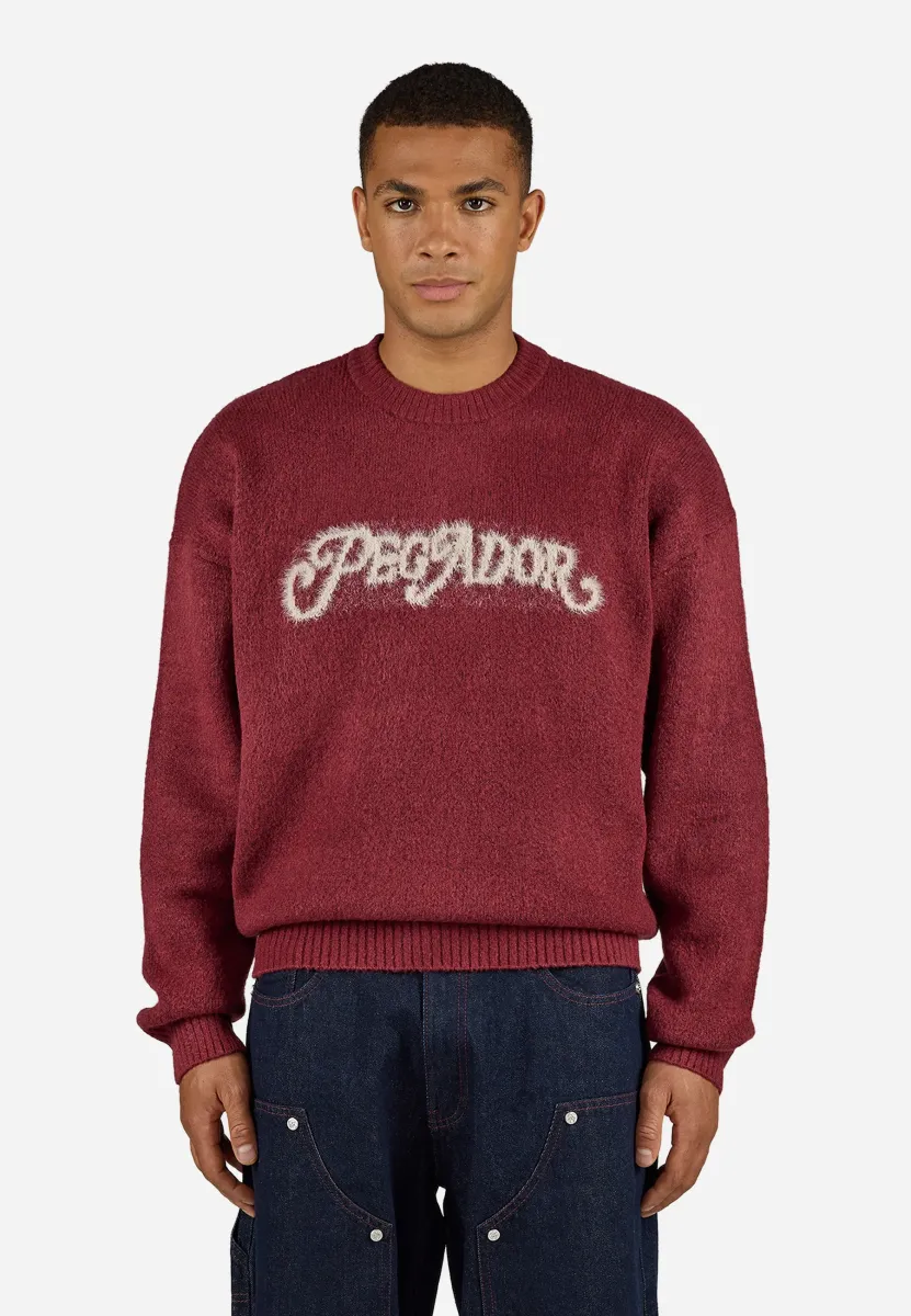 NEPOLE - Strickpullover - maroon red