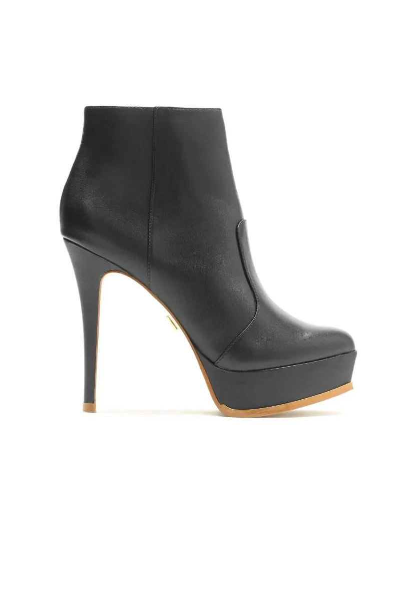 NERA - High Heel Stiefelette - black