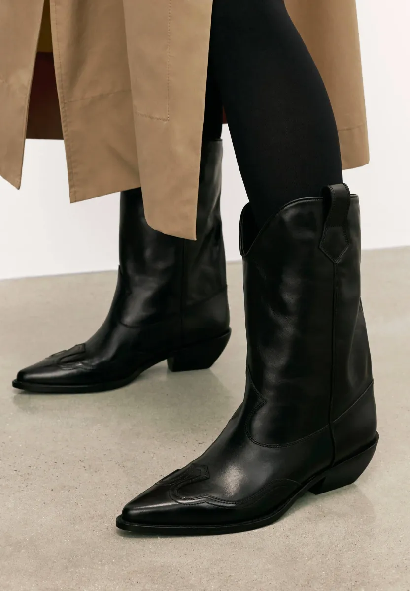 NEREIDA - Cowboy-/Bikerboot - black