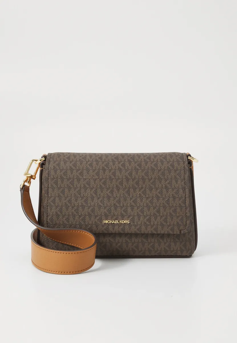 NESSA MESSENGER - Umhängetasche - brown/acorn