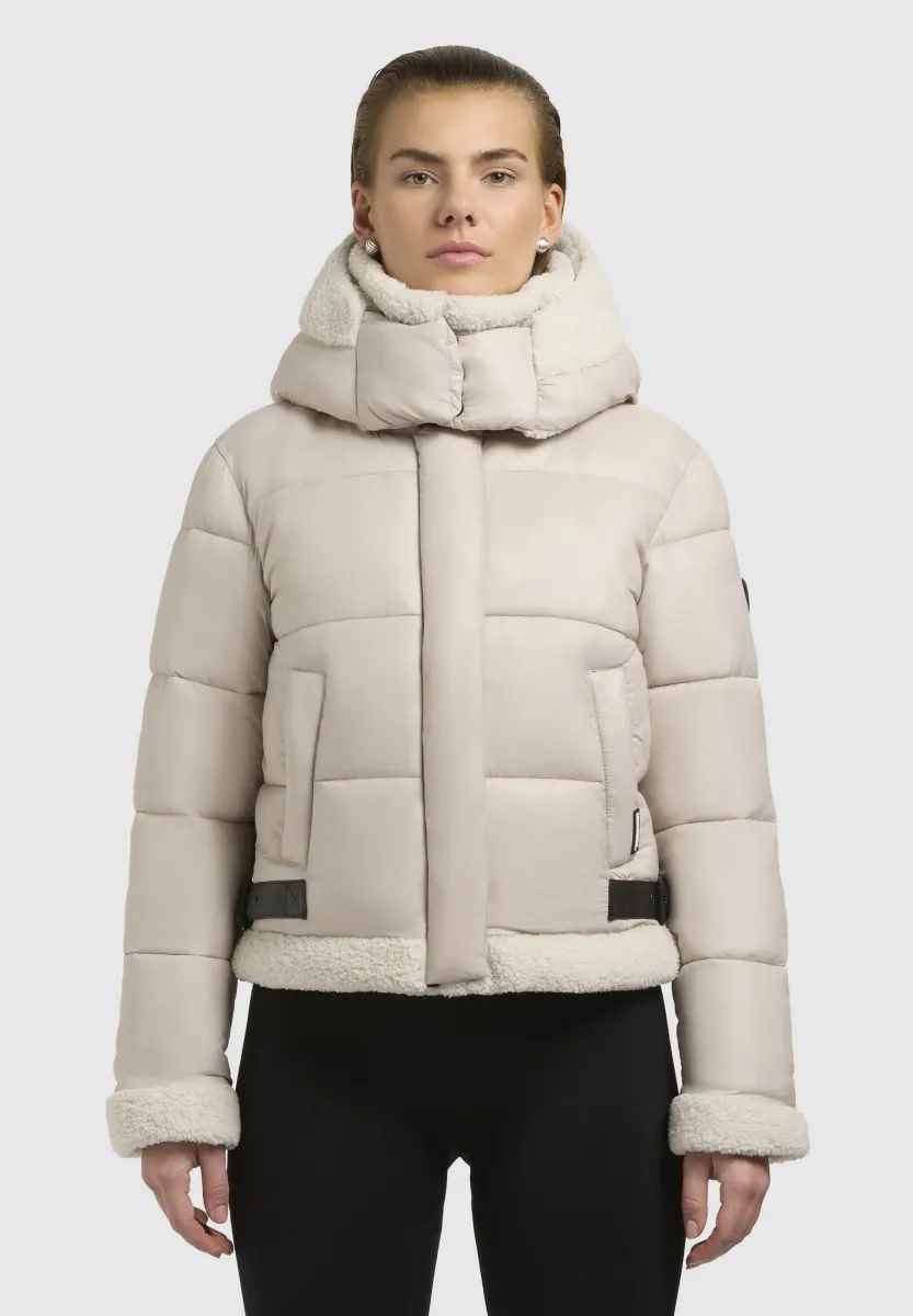 NESSIE - Winterjacke - hellbeige