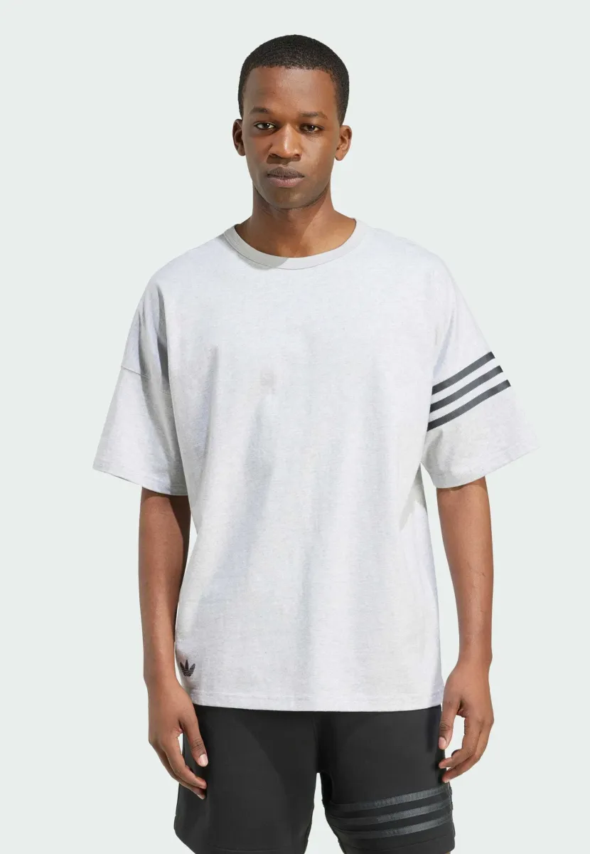NEU - T-Shirt print - light grey heather
