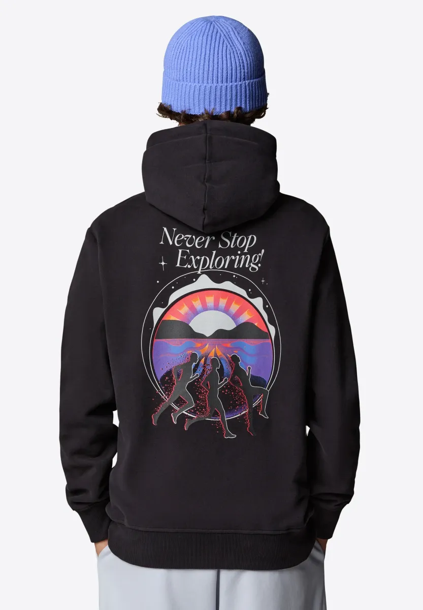 NEVER STOP RELAXED  - Kapuzenpullover - tnf black