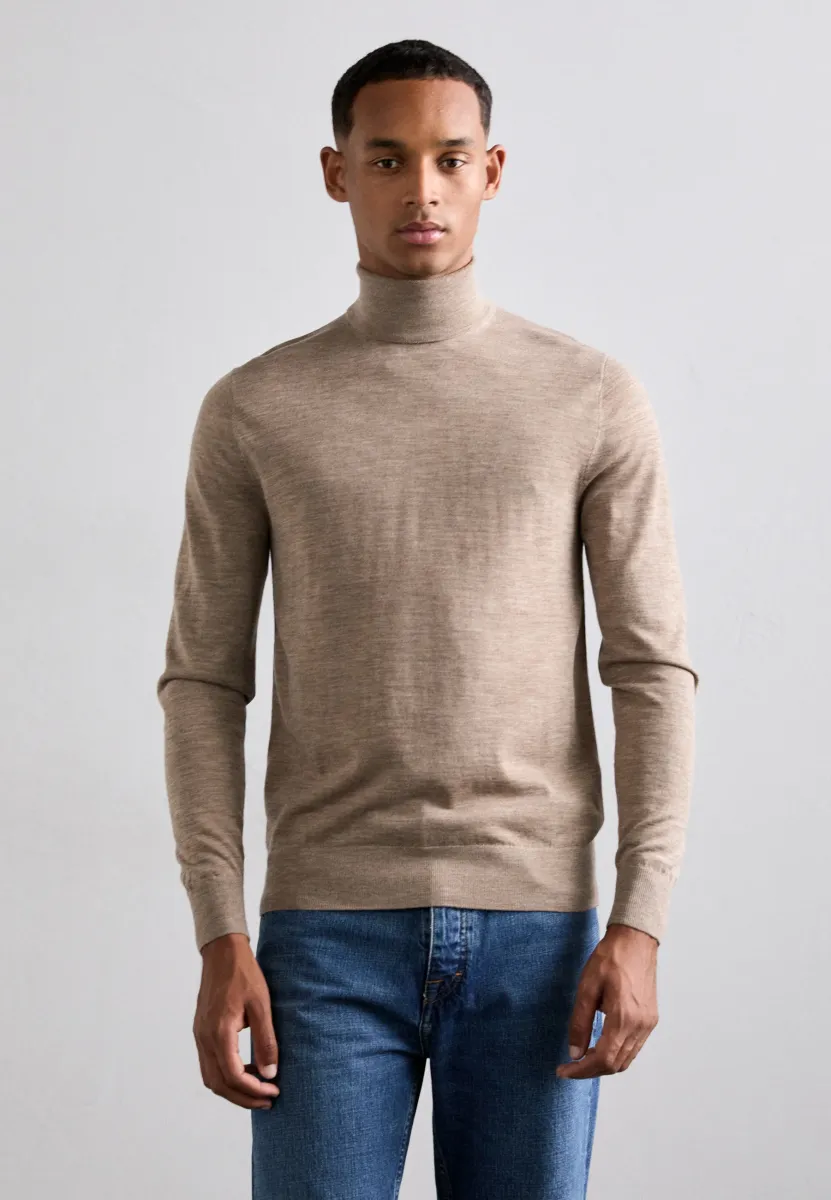 NEVILE - Strickpullover - beige melange