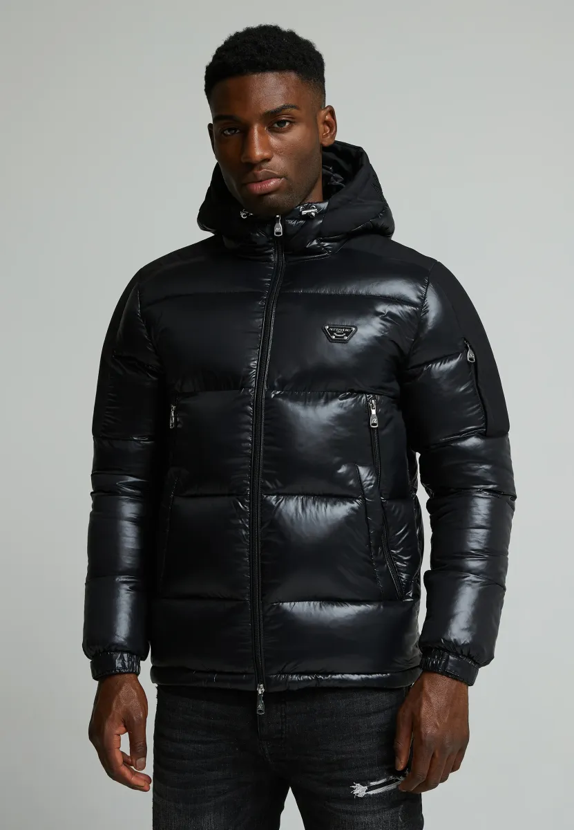NEVORI PUFFER - Winterjacke - jet black