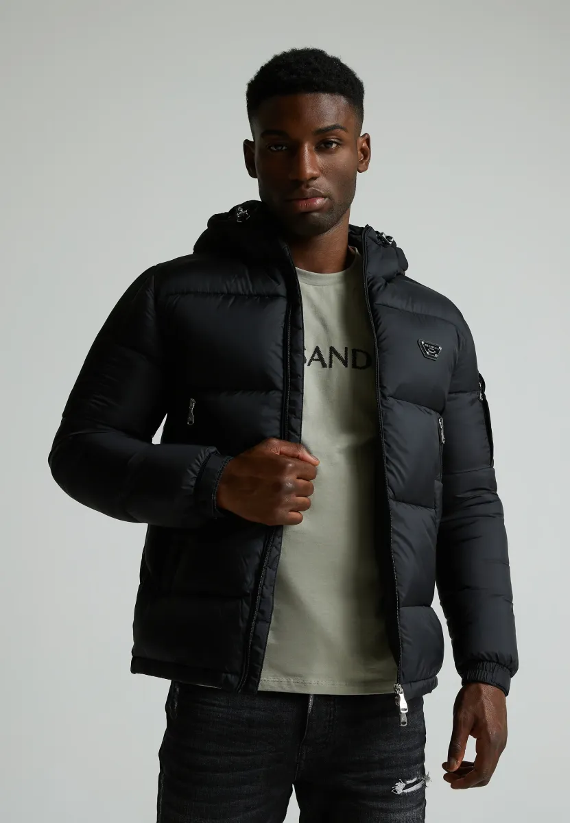 NEVORI PUFFER - Winterjacke - jet black