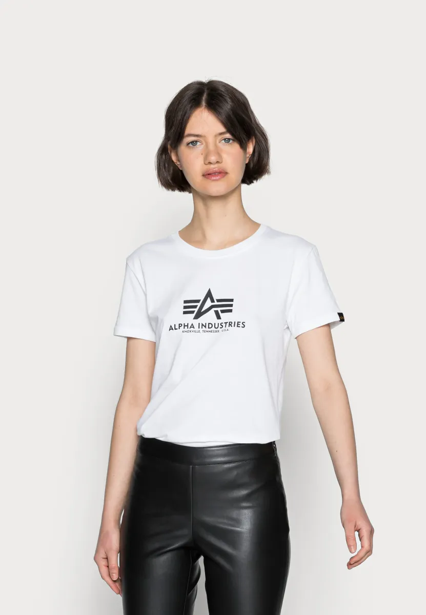 NEW BASIC - T-Shirt print - white/metalgold
