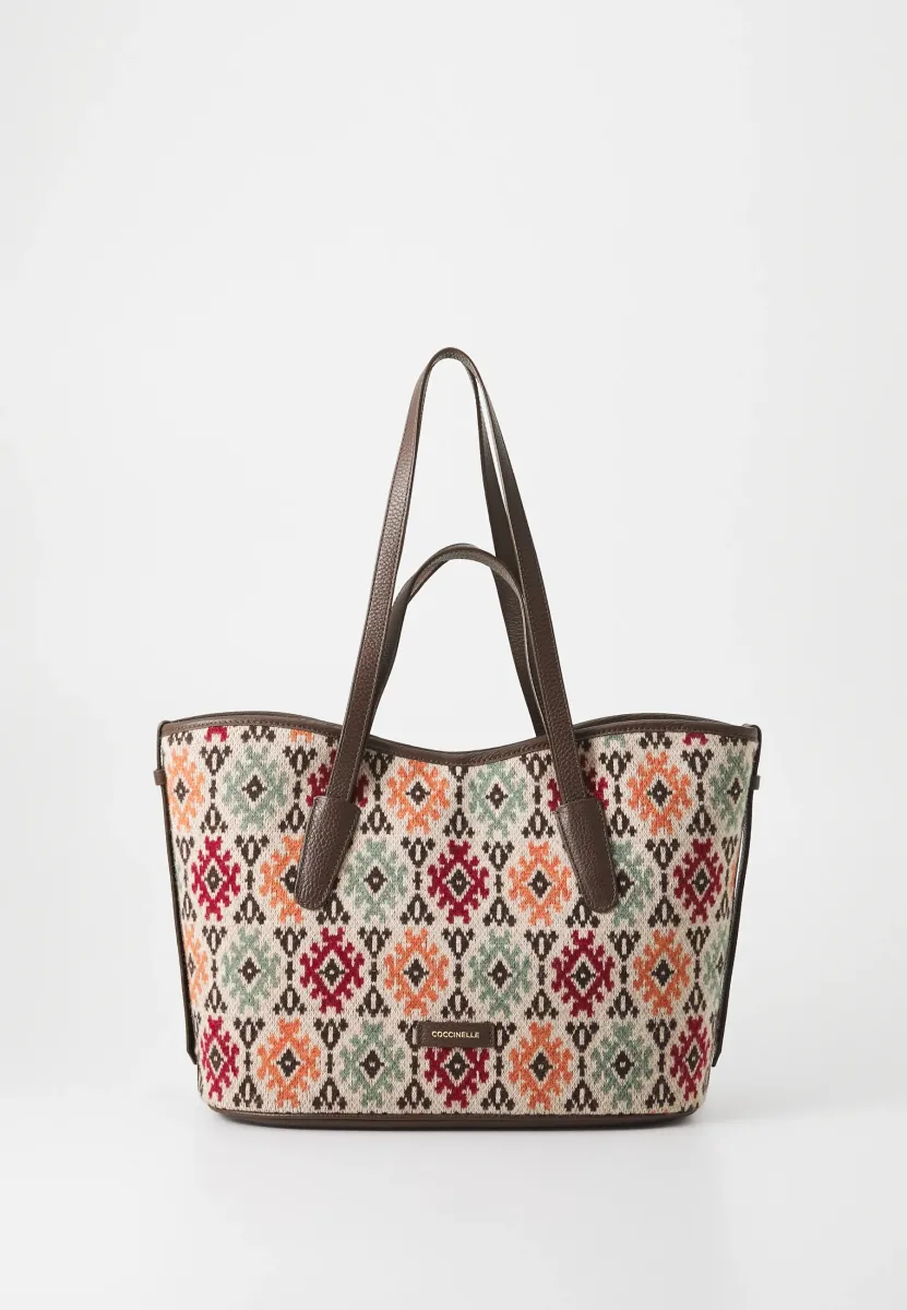 NEW NEVER WITHOUT BAG TAPE - Shopping Bag - pink/brown