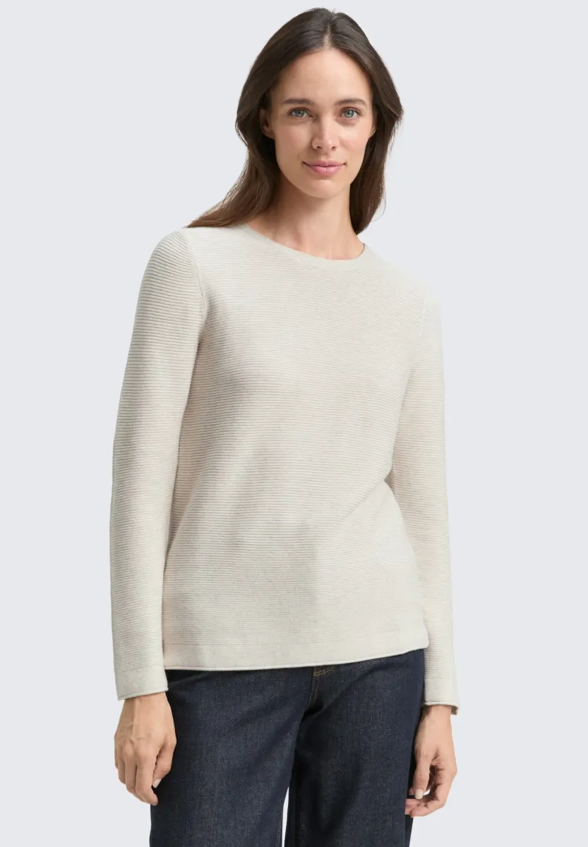 NEW OTTOMAN - Strickpullover - dusty alabaster melange