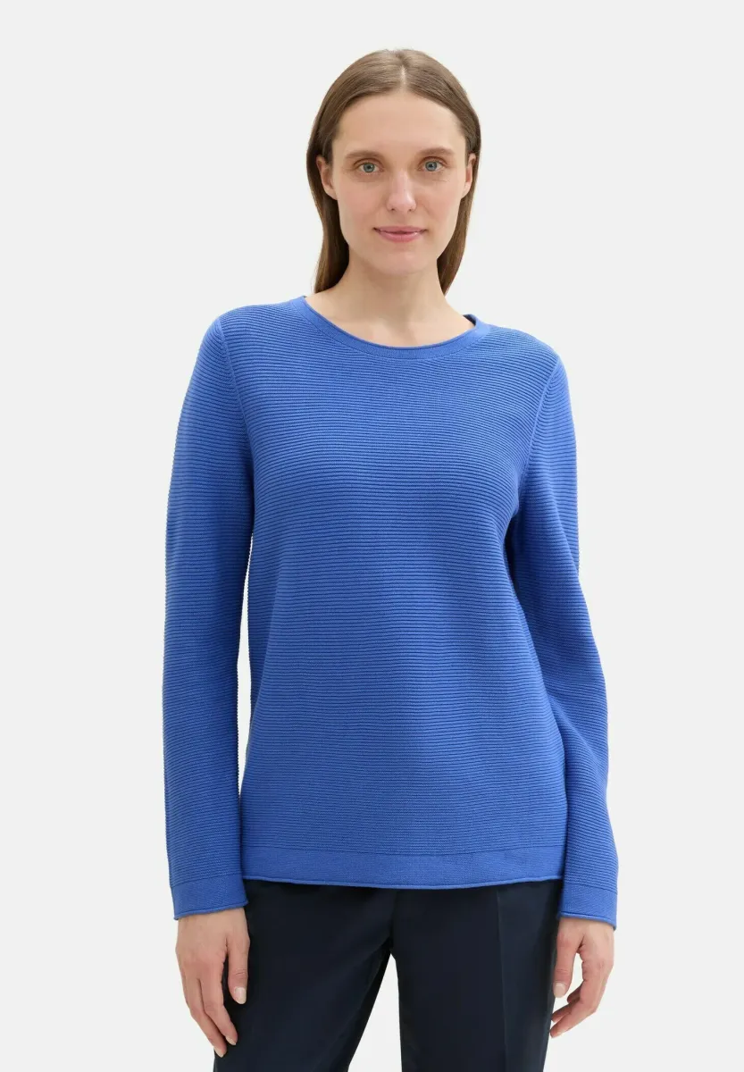 NEW OTTOMAN - Strickpullover - preppy jean blue