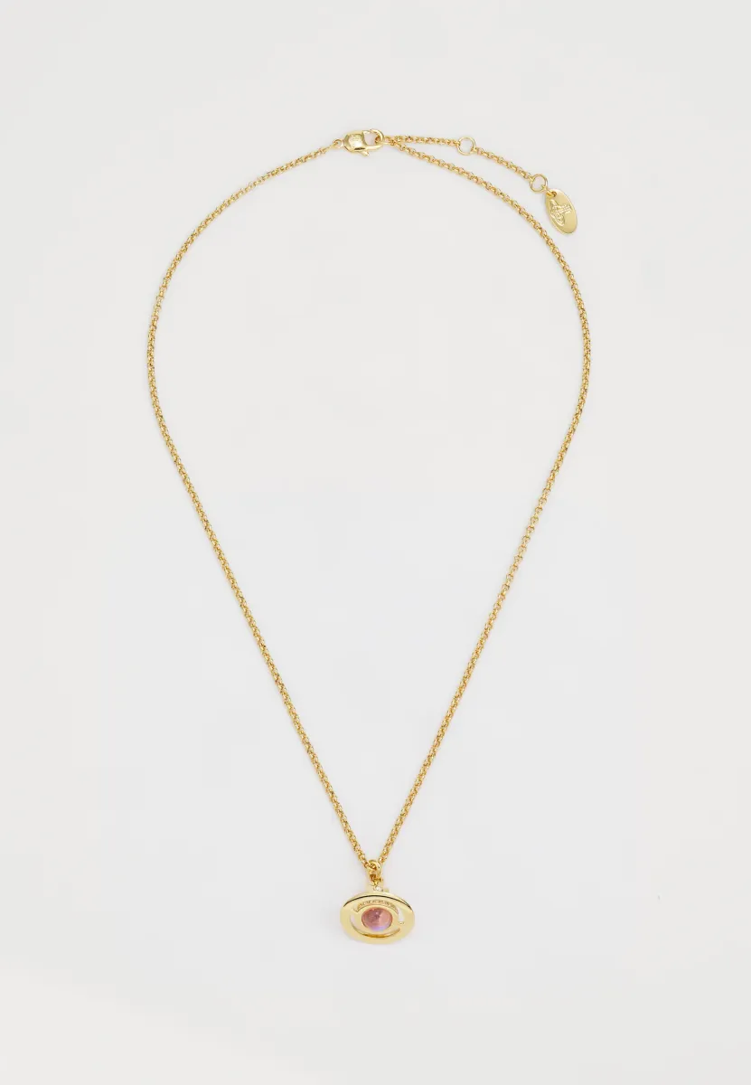 NEW PETITE PENDANT - Halskette - light gold-coloured/quartz cryst