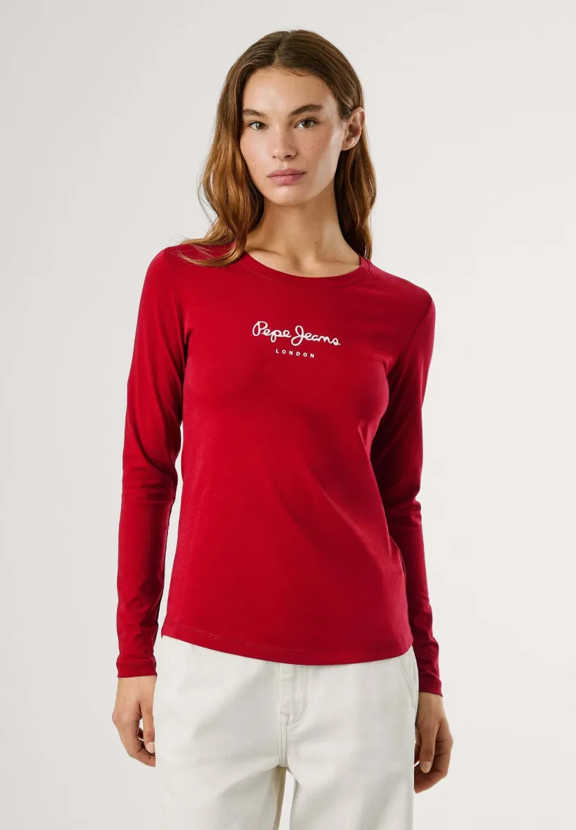 NEW VIRGINIA - Langarmshirt - merlot red