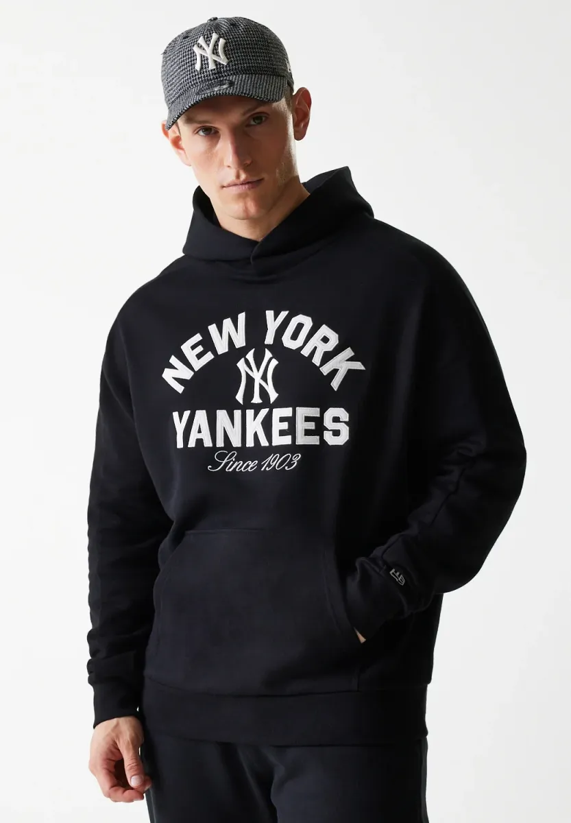 NEW YORK YANKEES GRAPHIC HOODIE - Kapuzenpullover - black