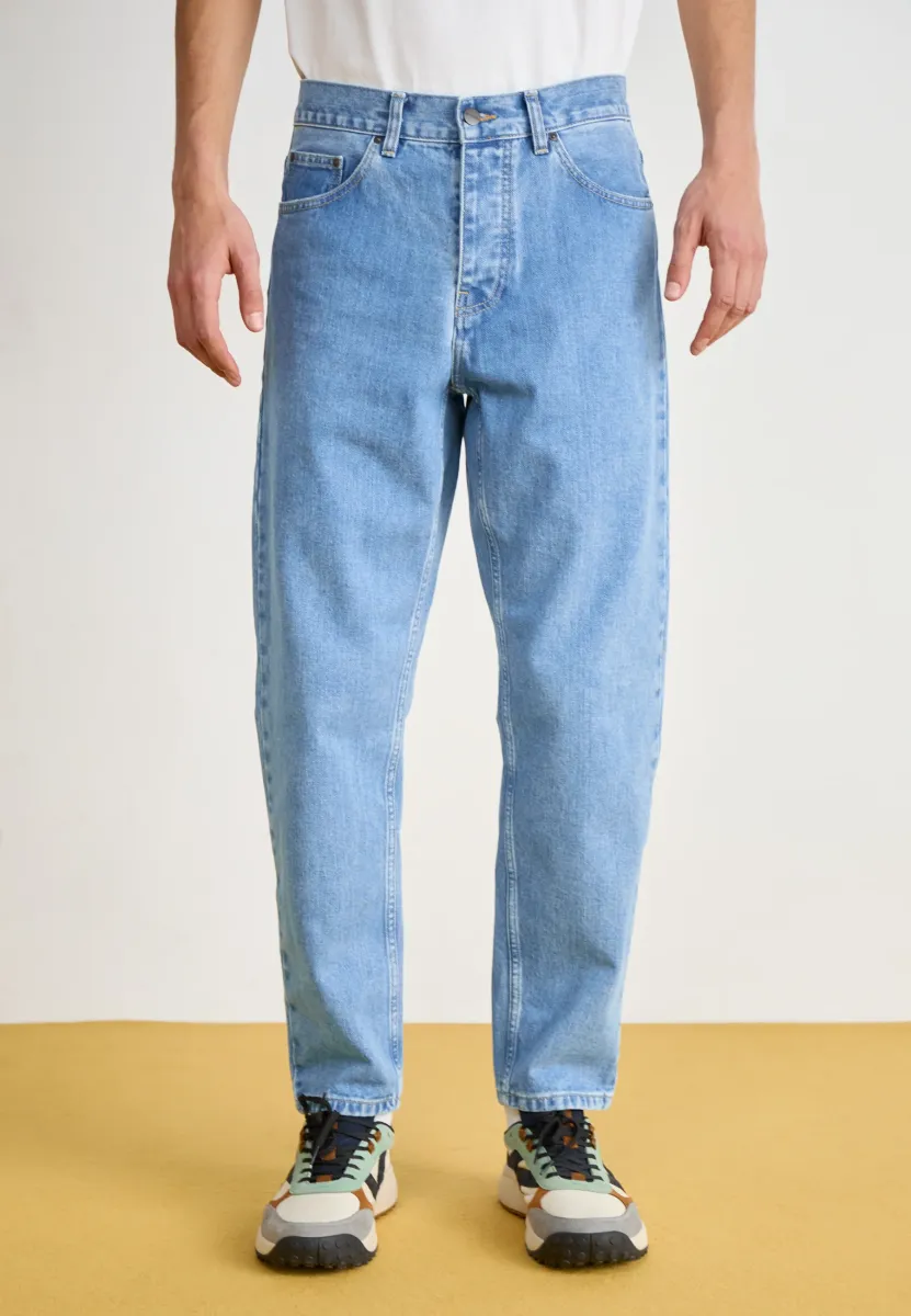 NEWEL PANT - Jeans Tapered Fit - blue worn bleached