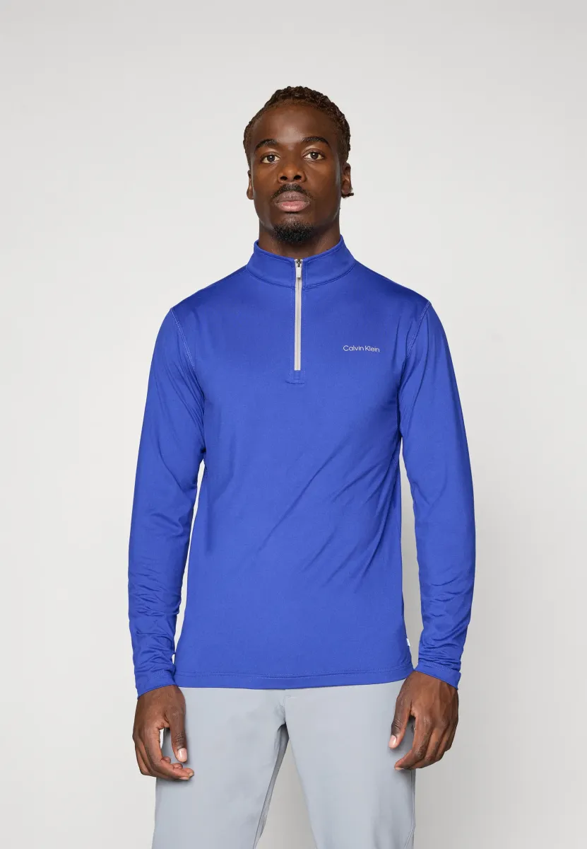 NEWPORT HALF ZIP - Langarmshirt - french blue