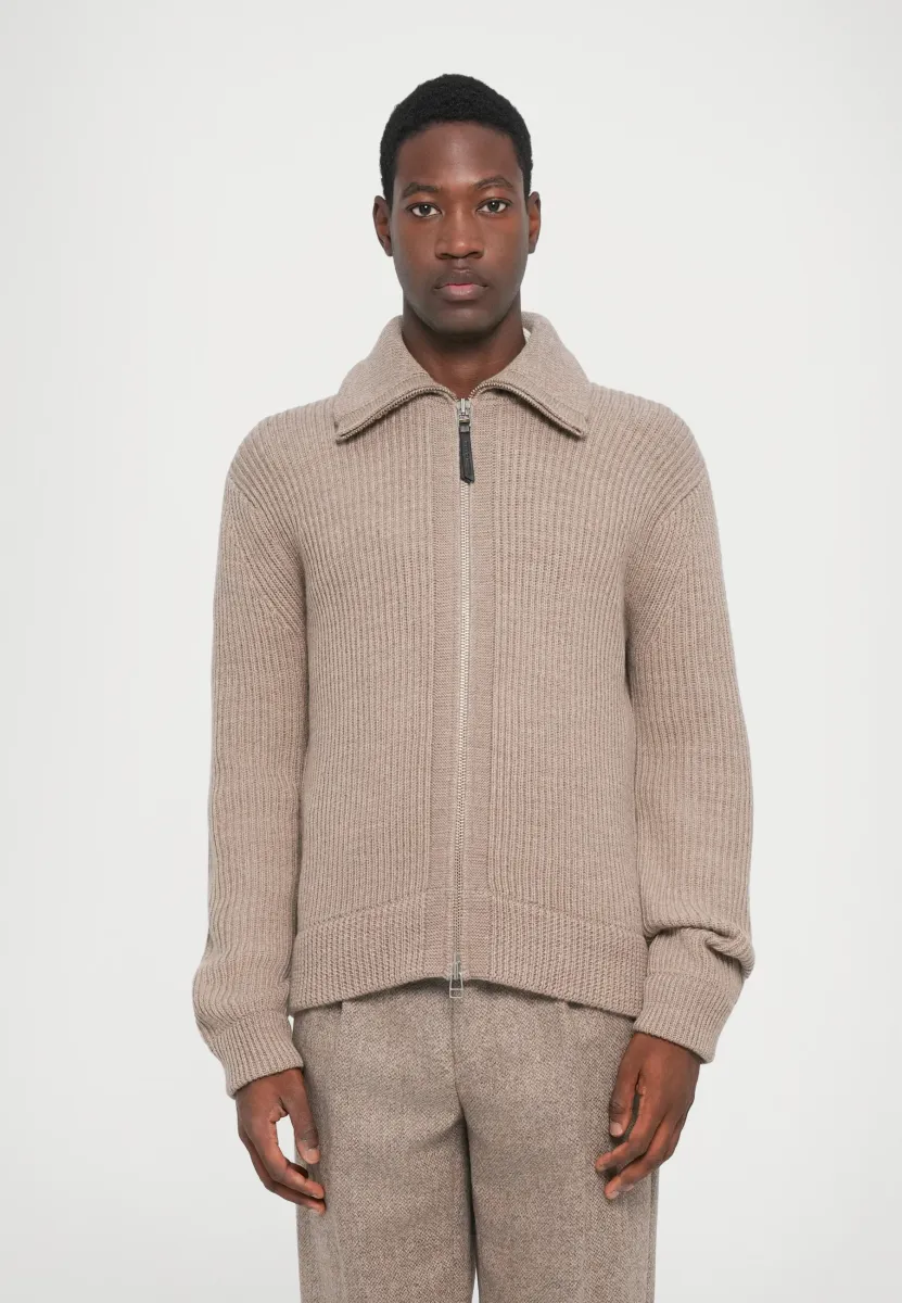 NIALL - Strickjacke - beige melange