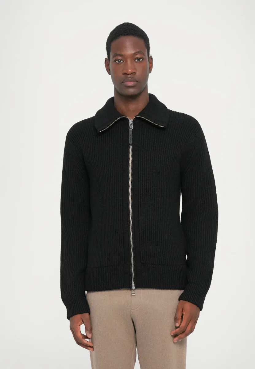 NIALL - Strickjacke - black
