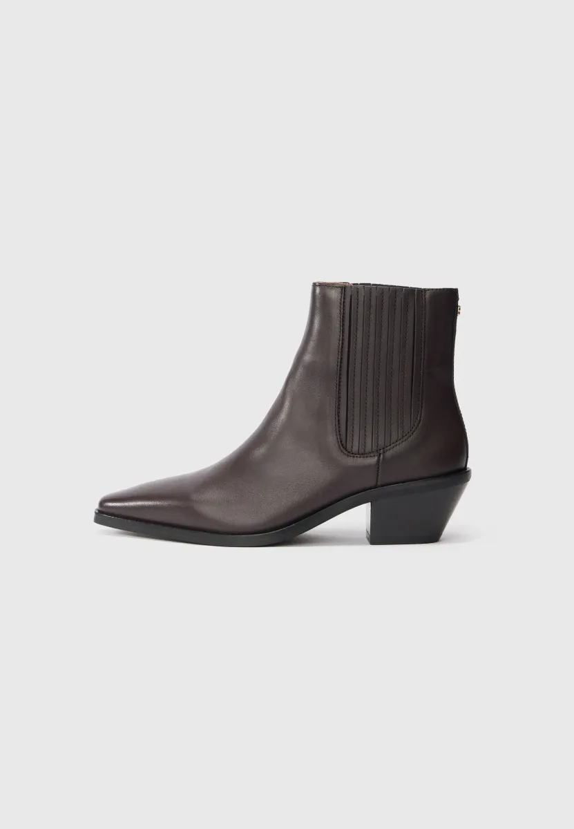 NIARA - Cowboy-/Bikerstiefelette - open purple