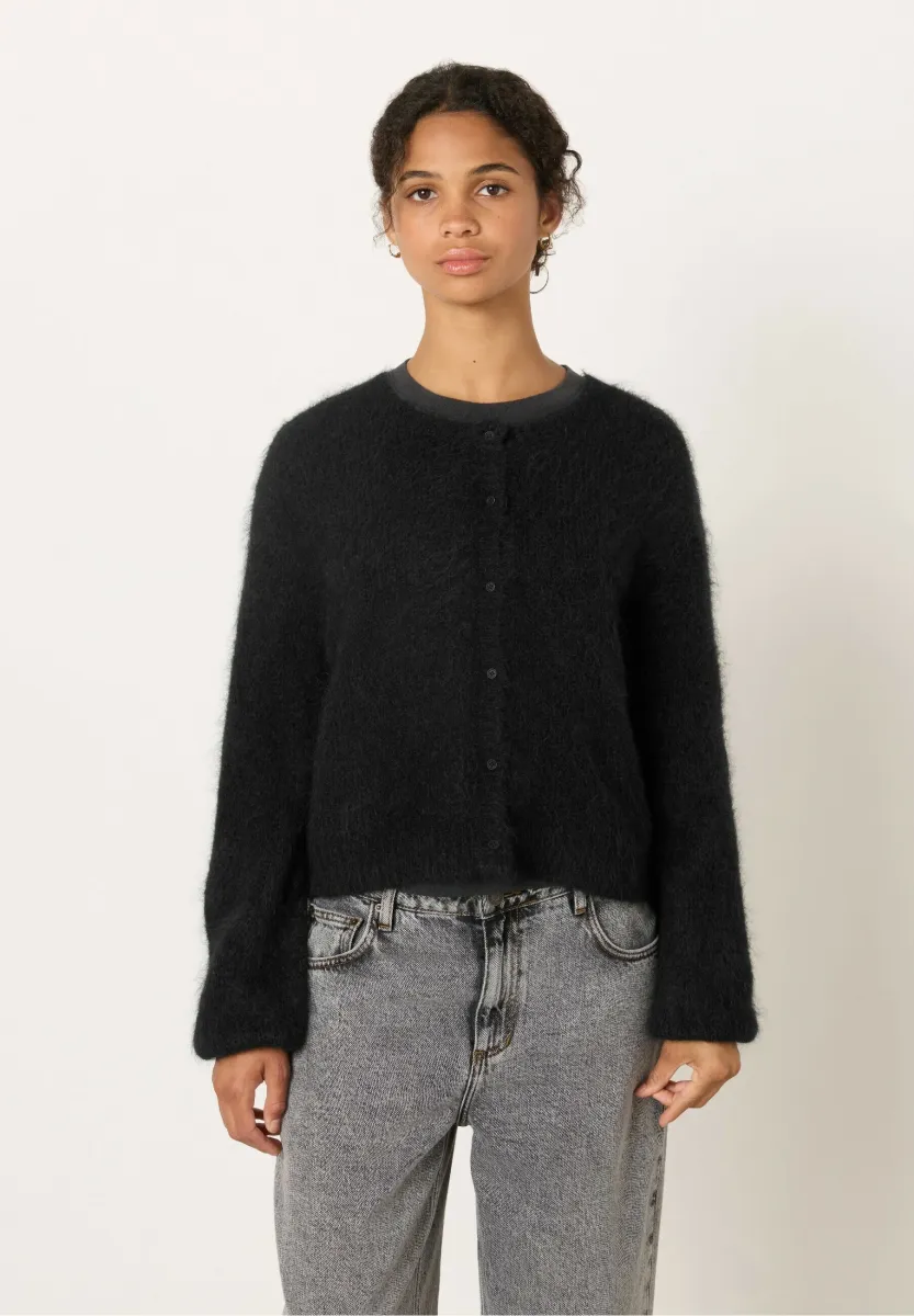 NIBY - Strickjacke - noir