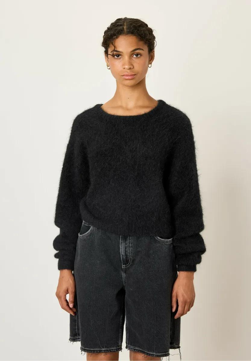 NIBY - Strickpullover - noir