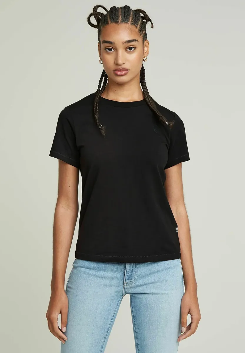 NIFOUS - T-Shirt basic - dk black