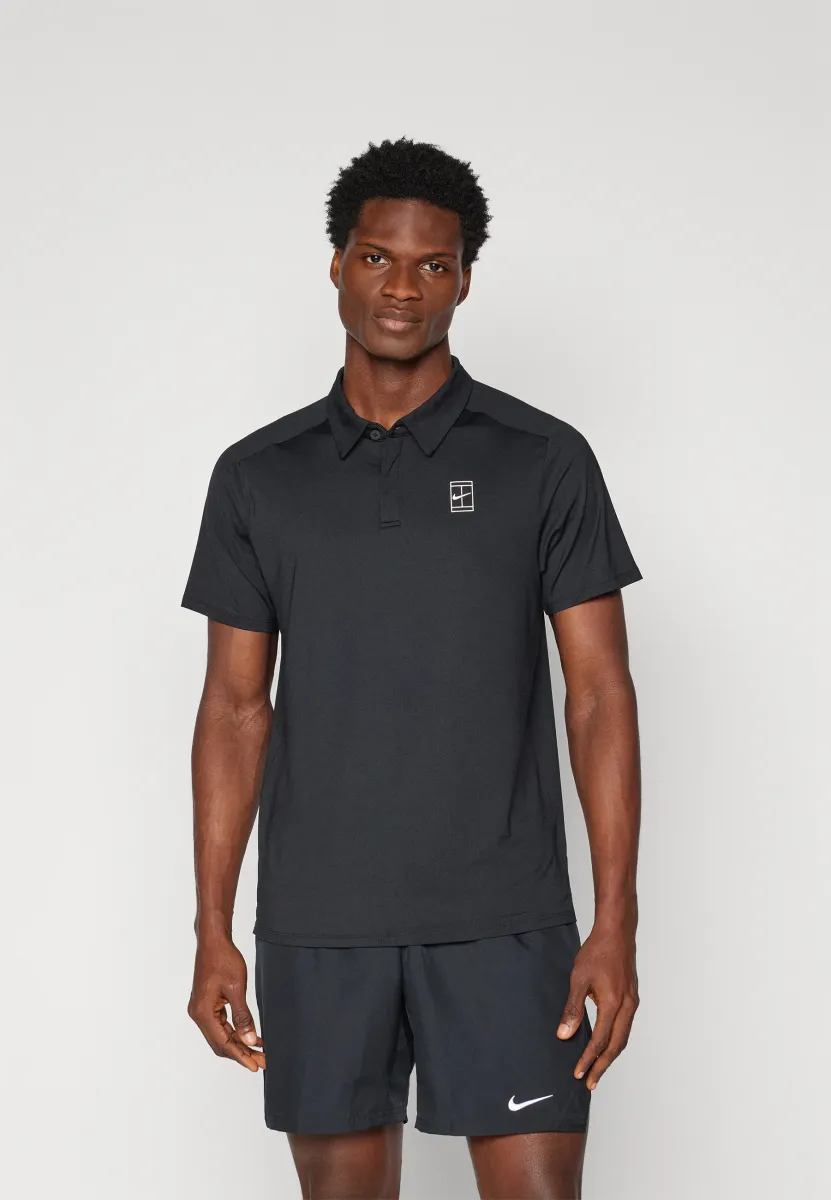 NIKECOURT ADVANTAGE - Poloshirt - black/white/white