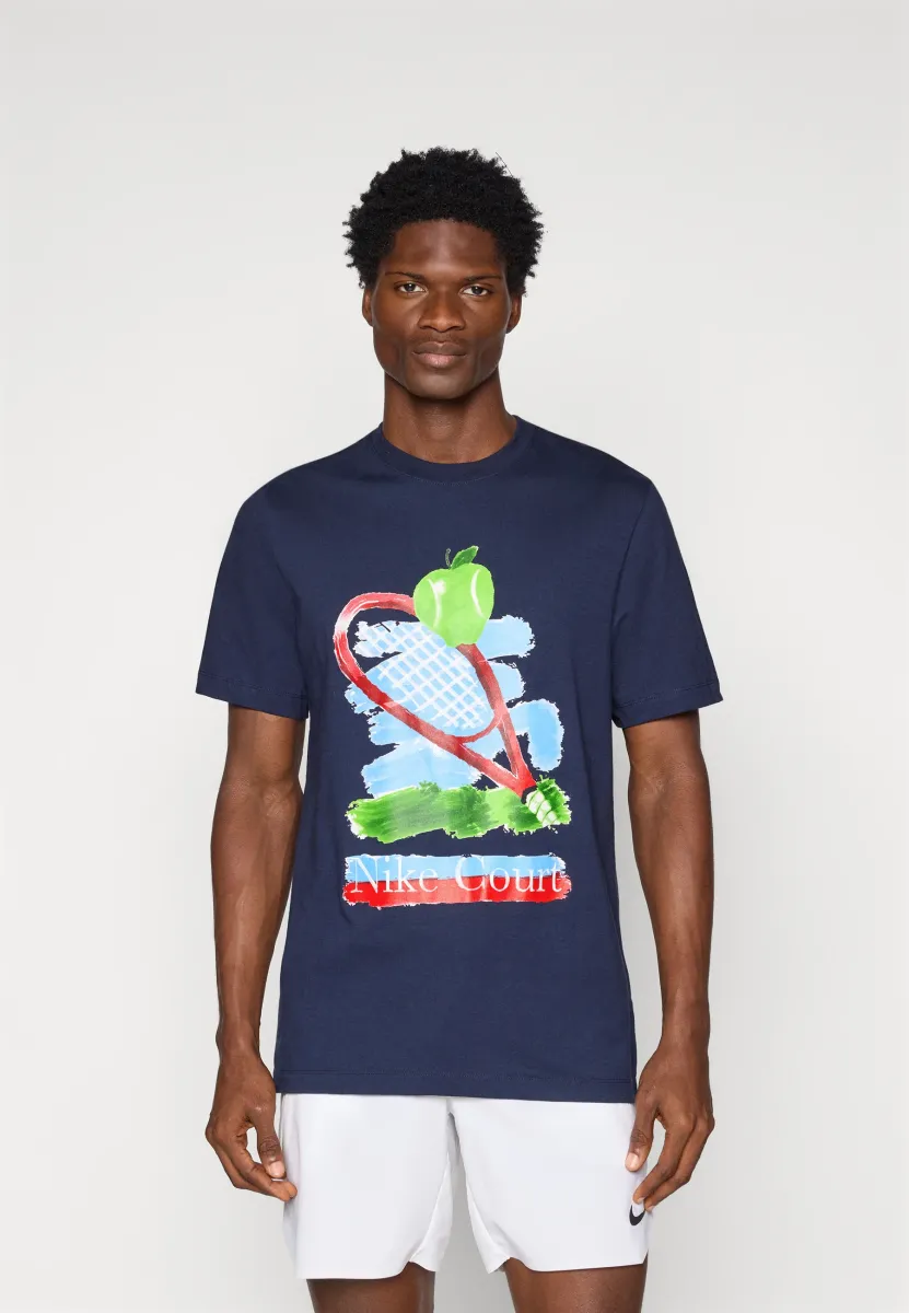 NIKECOURT TEE US OPEN - T-Shirt print - obsidian