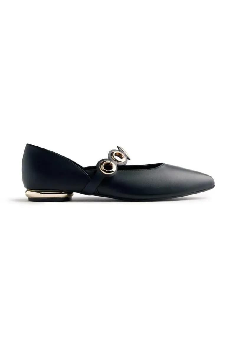 NIMROD - Riemchenballerina - black