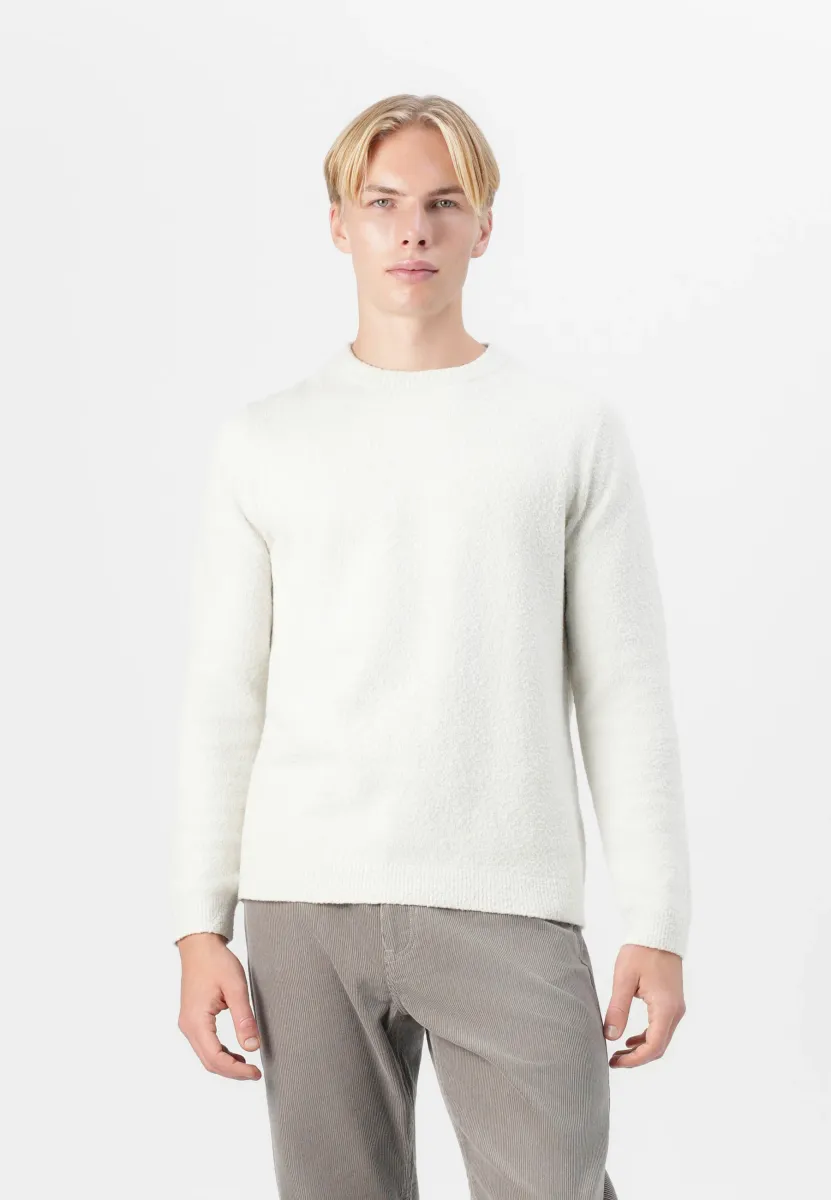 NINO SWEATER - Strickpullover - silver birch