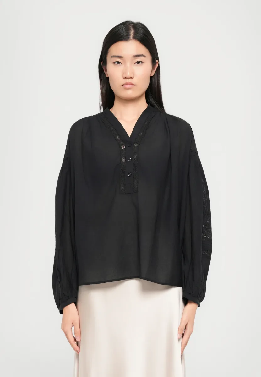 NIPOA - Bluse - noir