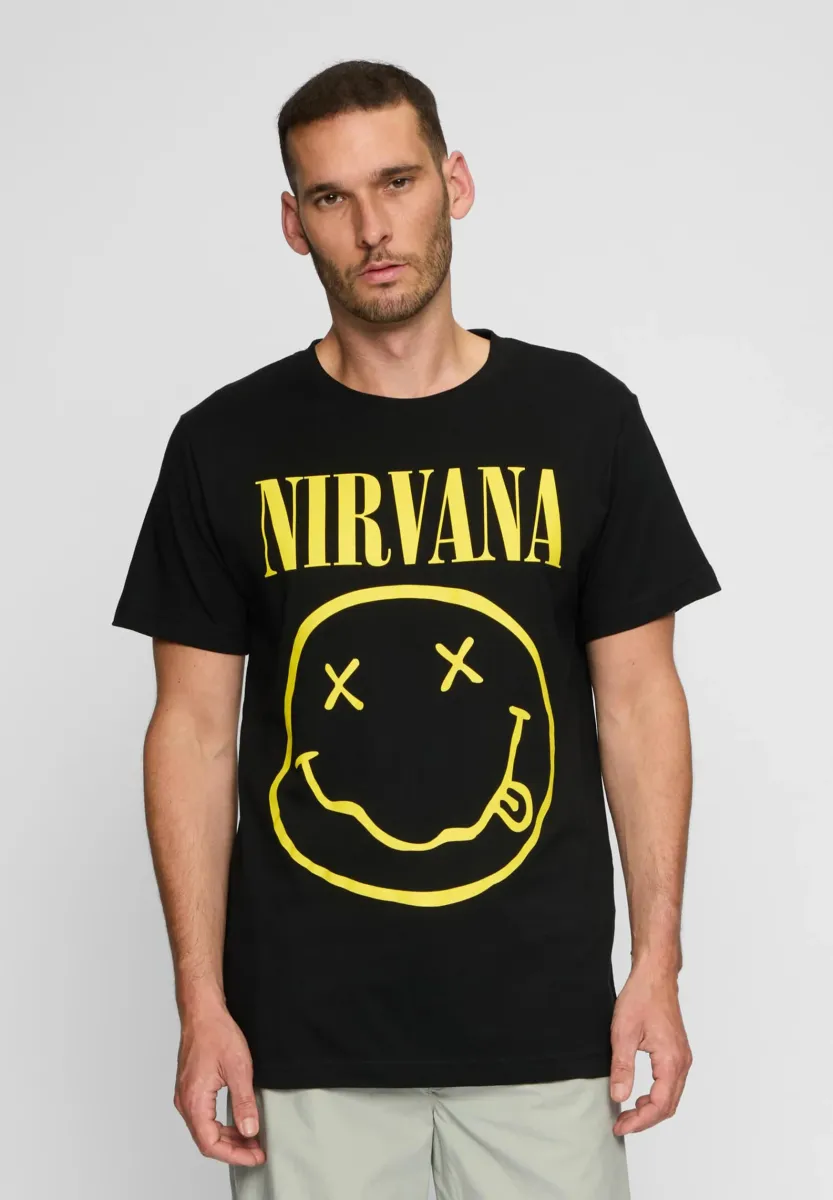 NIRVANA LITHIUM TEE - T-Shirt print - black
