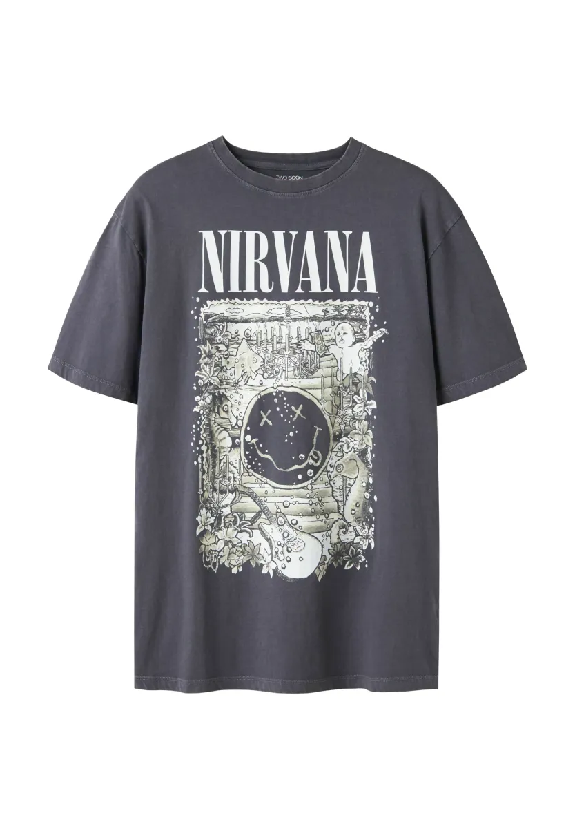 NIRVANA - T-Shirt print - asphalt